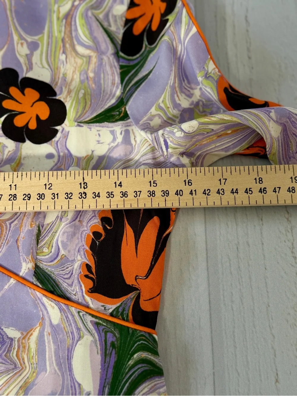Untitled in Motion Floral Mini Dress XS Tencel Mock Neck Retro Mod NWT Summer - Picture 10 of 13